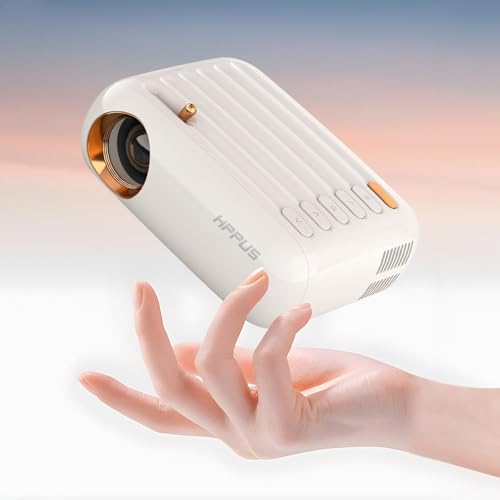 Image of BIGASUO Mini Projector with 5G WiFi and Bluetooth, Portable Projector 1080P Supported 120ANSI, Bluetooth Movie Projector for Bedroom /Outdoor, Compatible with iOS /Android /Laptop (BGP9)