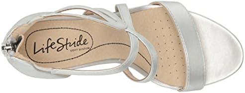LifeStride Womens Masquerade Strappy Sandal Silver 11 M | Image 4