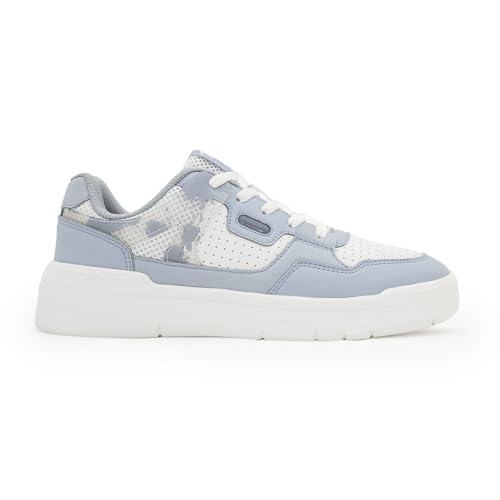 Image of Red Tape Women's Sneakers White Lilac Pu TPU Round Toe Lace-Up