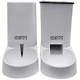 XingCheng-Sport Pets Automatic Feeder Set,Cats Dogs Water Dispenser and Food Feeder,Gravity Feeder for Small Animals (Food and Water Feeder Set)