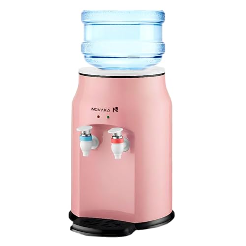 Listado de Dispensador de Agua Con Refrigerador que Puedes Comprar On-line. 47 NOVAKA Dispensador De Agua, Dispensador de Agua Garrafon Fría y Caliente, con Función de Refrigeración y Calefacción, para Oficina, Dormitorio, Café (Rosa)