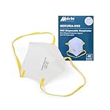 Makrite SEKURA N95 Foldable Particulate Respirator Mask, NIOSH Certified, M/L Size (Case of 480 Masks)