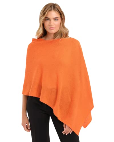 Image of CLAUDIA NICHOLE Womens 100% Cashmere Dress Topper - Cashmere Poncho Wrap
