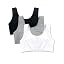 White | Heather Grey | Black