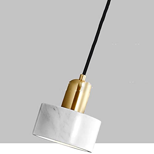 Lampe suspendue industrielle en marbre avec lustre LED réglable
