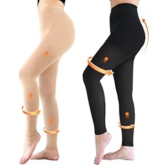 Footless/Black+Beige