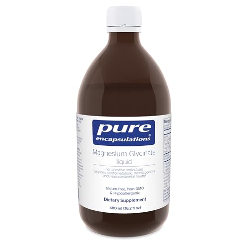 Pure Encapsulations Magnesium Glycinate Liquid - Supports Bone Health & Heart Health* - Vegan,...