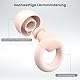 JUSTRVN-Ohrstöpsel zum Schlafen,2 Paar wiederverwendbare Ohrstöpsel zur Geräuschreduzierung 25dB-30dB mit 8 Ohrstöpseln,Weiche Gehörschutzstöpsel für Konzerte,Geräuschempfindlichkeit,Lernen und Arbeit