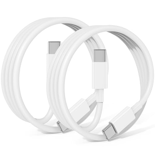 Image of 240W USB C to USB C Cable 2-Pack 6.6FT,Type C Fast Charging Cable for iPhone Air 17 16e 16 15 Pro Plus Pro Max,for Galaxy S25 /S24, for iPad Pro /Air /mini, for MacBook Pro /Air and More