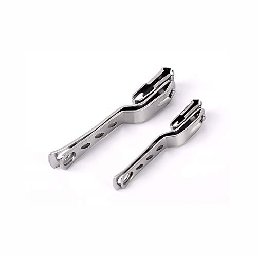 Nagelknipser, Nagelknipser for Erwachsene, Edelstahl, silberfarbener Nagelknipser, 9,5 cm, 360 Grad drehbarer Nagelknipser aus Edelstahl