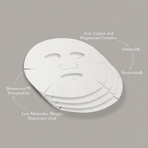 Sarah Chapman Skinesis 3D Moisture Infusion Mask Kit - Pack of 4 Hyaluronic Acid Moisturiser Sheet Masks - Perfect Hydrating Face Mask for Natural and Luminous Glow - Image 4