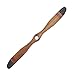 Deco 79 Traditional Wooden Airplane Propeller Decor, 5