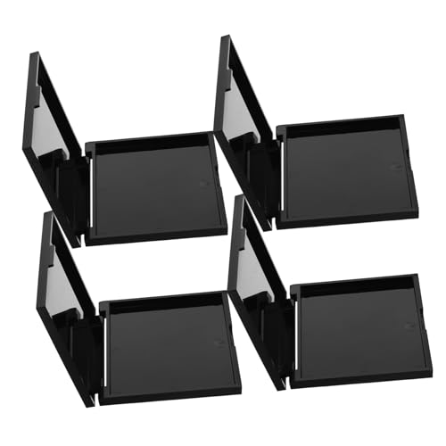 NULYLU Gel Nail Light-organizer 4pcs Dark Storage Box for Press-nail Glue Case