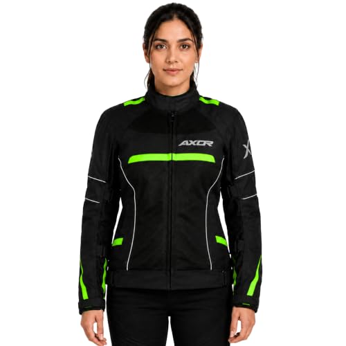Axor Divazz Women Motorcycle Riding Jacket, CE Armour Protective ...