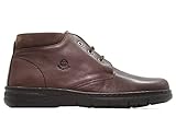 Notton - 0402 Marrón - Bota de piel, con cordones, suela de goma, para: Hombre color: MARRON talla:41