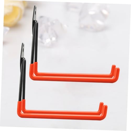 Crochets de rangement métal robustes x2 pour garage et atelier - 6