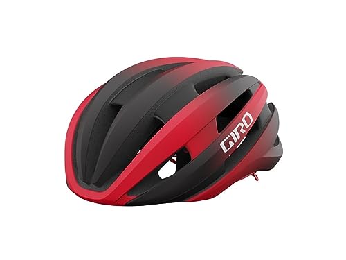 GIRO Gr Synthe II MIPS Matte Black/Bright Red S-Casco Ciclismo, Hombre