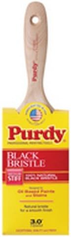 Purdy Swan 3 in. W Flat Black China Bristle Paint Brush