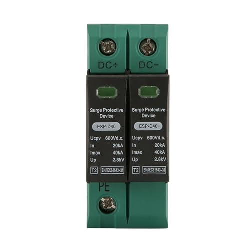 DC SPD 600V parafoudre basse tension 2P-Din 20KA 40KA - 5