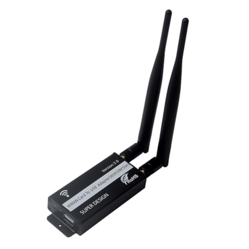 Bosiyrggrl Adaptador USB M2 M.2 NGFF USB 3.0 Tarjeta Conversora USB3.0 con Ranura para Tarjeta SIM para WWAN/LTE / 4G