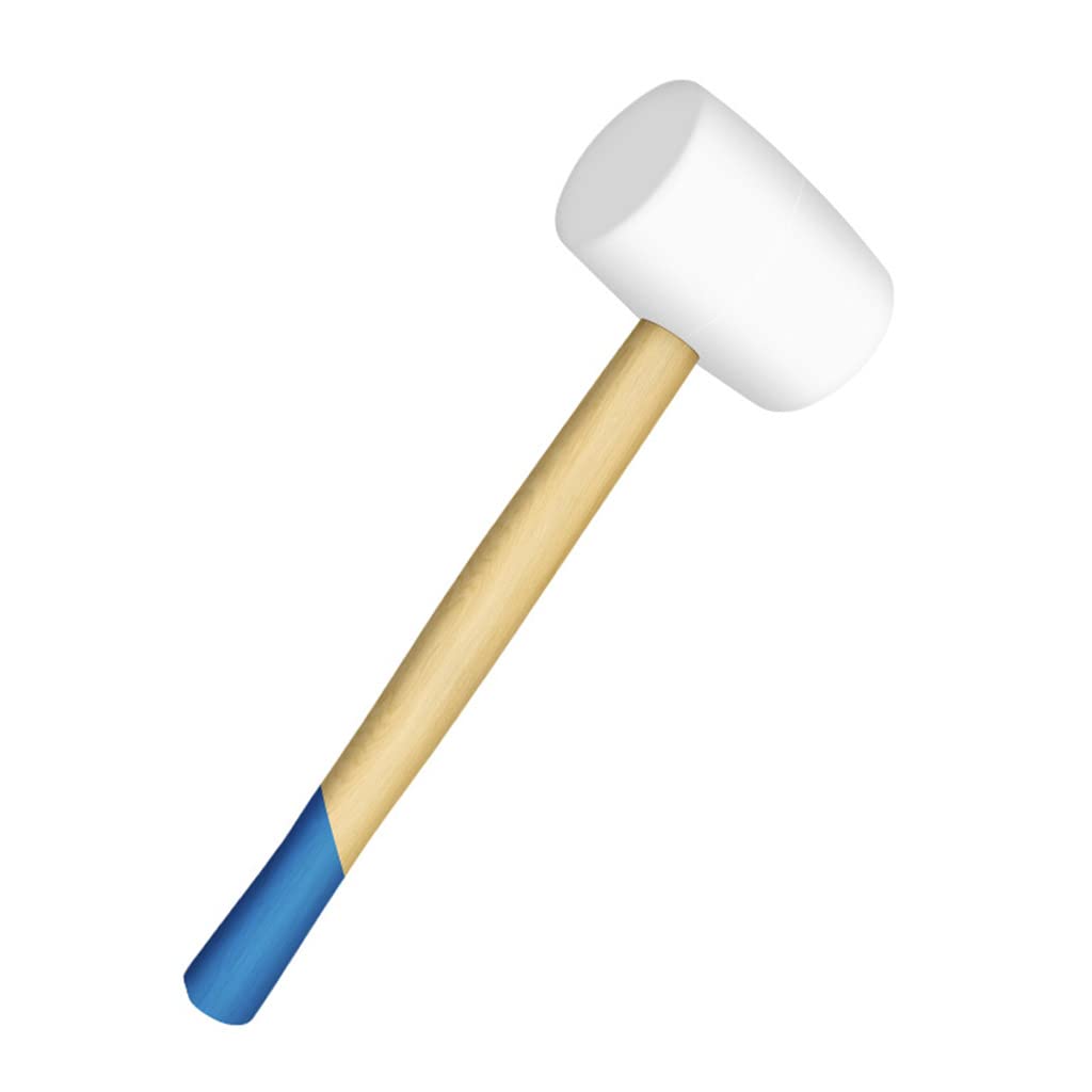 Tebi Anti-Slip Rubber Mallet Hammer 8Oz For Flooring Woodworking Floor Ceramic Installation Hammer Labor Saving Design Rubber Mallet Hammer 8 Oz Flooring