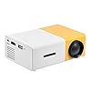 Draagbare LED-projector, mini full HD multimedia-projector ondersteunt AV/USB/HDMI/TF voor thuiskantoor theater (wit en…