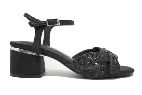 Menbur Sandalias de Fiesta 26144 para mujer en negro - Mujer color: negro talla: 36