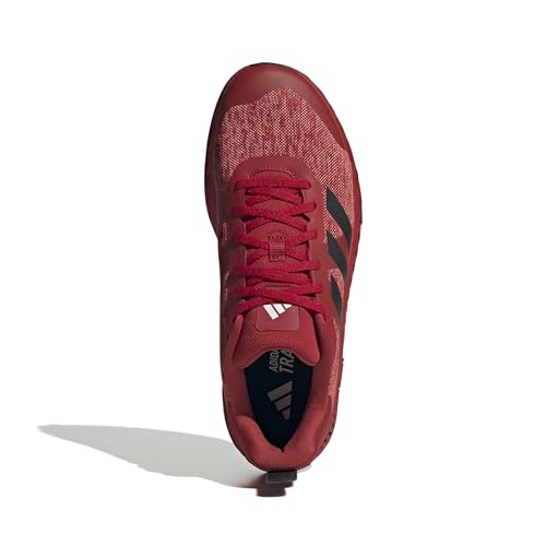adidas Tênis baixo masculino que não é futebol, Team Power Red 2 Core Preto Nuvem Branco, 44 BR