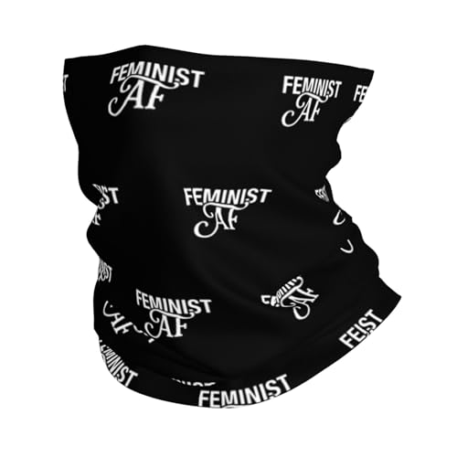 Feminist AF Neck Gaiters Face Masks Scarves Sun Protection Balaclavas Headbands Unisex