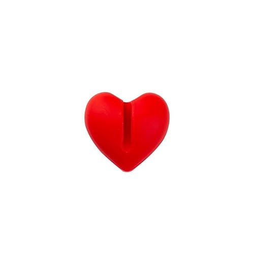 1 soporte de clip de olla para termómetro, con forma de corazón, de silicona, antiarañazos, clip universal para sonda de temperatura de barbacoa