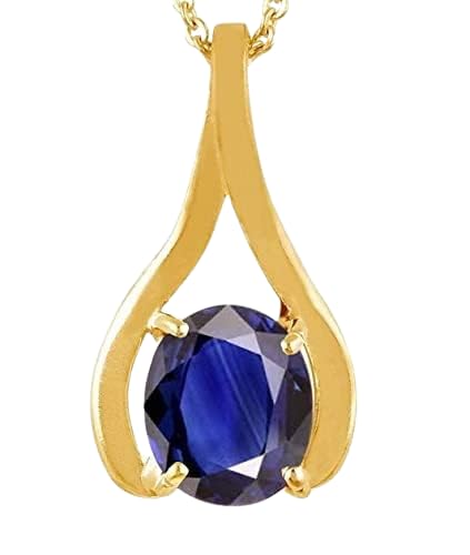 Saphir bleu naturel symbole de sagesse et d'éternité pour bague en or