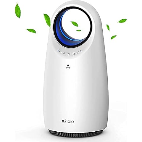 Afloia Air Purifier For Home with True HEPA H13 Filter, Portable Air Cleaner Remove 99.97% Dust Smoke Pollen Pet Hair in Bedroom Kid’s Room Office, Super Quiet Air Filter with Timer, Sleep Mode Cover
