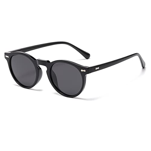 Image of Vintage Polarized Sunglasses for Men Women Round Retro Classic Fashion Eyewear UV400 Protection Sun Glasses