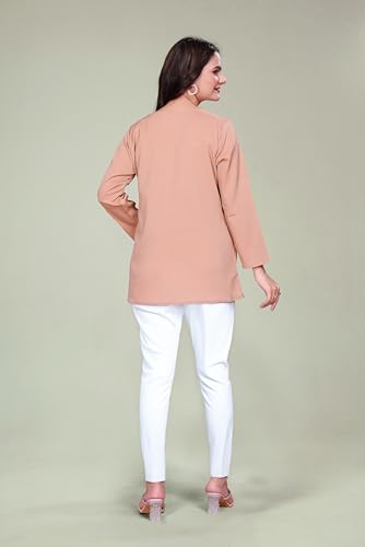 Image of Women's Tunics - Stylish & Comfortable Kurti for Women | Elegant 3 /4 Sleeve Designer Tunic Tops for Women | Indian Ethnic Short Kurti for Casual, Festive