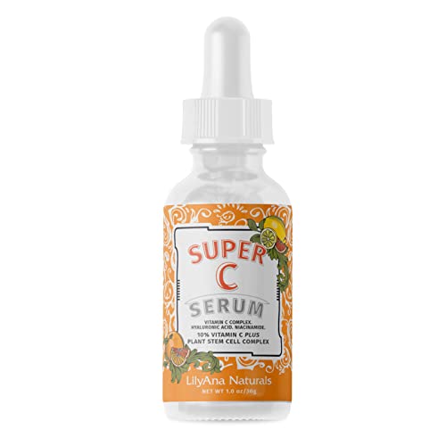 Lilyana Naturals Super C Serum - Face Serum - Anti-Aging Vitamin C Serum For Face With Hyaluronic Acid, Niacinamide, And Plant Stem Cell Complex - 1Oz #TOP1