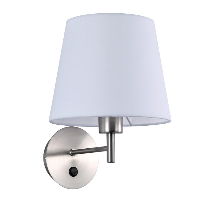 B·LED BARCELONA LED - Aplique de pared con pantalla e interruptor Classic RIGA - E27