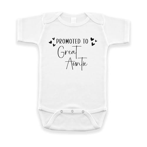 Promoted to Great Auntie Pregnancy Announcement Infant Bodysuit, Surprise Gift for Aunt