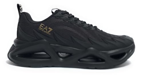 EA7 Zapatillas Emporio Armani Triple Black/Gold, Negro , 39 1/3 EU