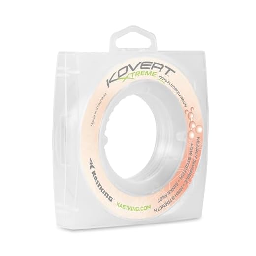 KastKing Kovert Xtreme 100% Fluorocarbon Fishing Line,30LB,25Yds