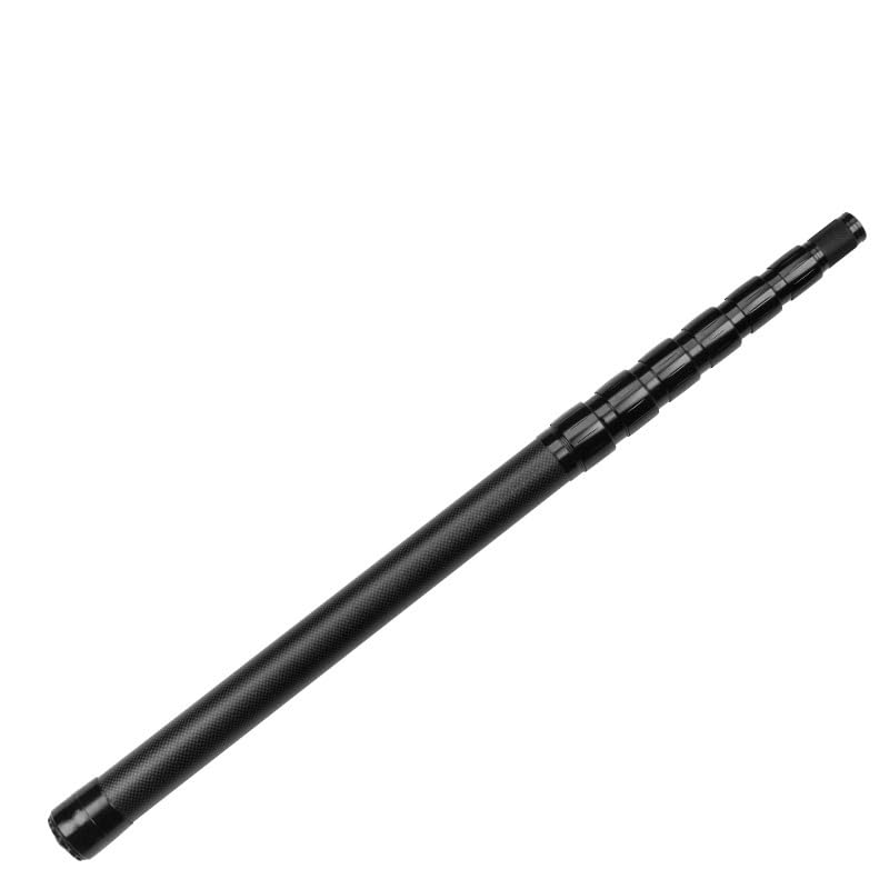 BBTISG High Carbon Plunge Pole, Carbon Fiber Telescopic Pole Handle Folding Net Head Telescoping Fishing Landing Net Rod Collapsible Pole Landing Net Rod Fish Handle Fishing (2.7)