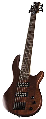 Dean Edge 1 6-String Bass Guitar, Vintage Mahogany