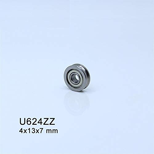 U624ZZ roulement à billes scellé avec rainure en U 4x13x7mm pour machine à broder