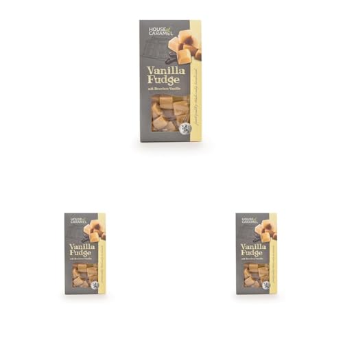 House of Caramel Fudge De Vainilla 120 g (Paquete de 3)