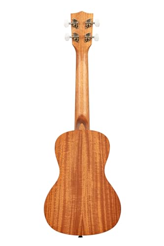 Kala Brand Music Co., 4-String Ukulele, Right, Stained Mahogany with Ivory Graphic, Concert (KA-Gardenia-C_W/Bag) - Image 4
