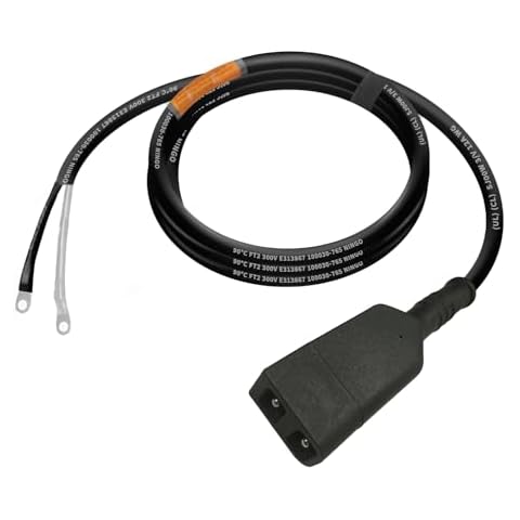 Golf Cart Charger Cord,36V Golf Cart Charger Plug for EZGO TXT & Medalist Electric 1996-UP Replace OEM# 73345-G01 73345G01，UL SJOOW，2 * 12AWG Cover