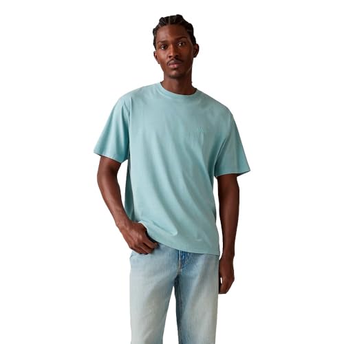 Red Tab Vintage Tee Garment Dye Stone Bl – Ansicht 1