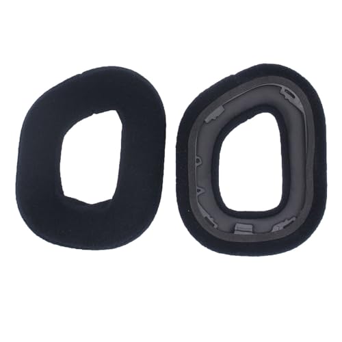 Replacement HS80 Earpads para Corsair HS80 RGB Wireless Headphones - Almohadillas de espuma viscoelástica, cuero proteinico, aislamiento de ruido, cómodas, repuesto
