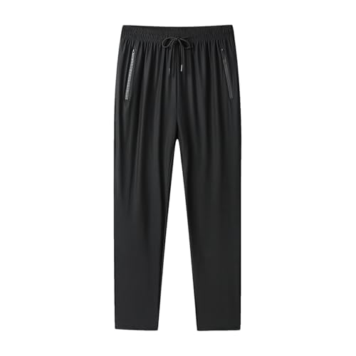 Men's Casual Pants Stretch Breathable Comfortable Relaxed Fit Lightweight Soft Fabric Active Wear for Everyday