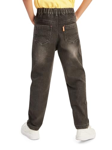 Image of olele Girls Super Jeans Collection for 4-14 Yrs | Stretchable Cotton Denim Trousers | Blue Jeans for Kids | Baggy Denim Pants | Cargo Pants for Girls