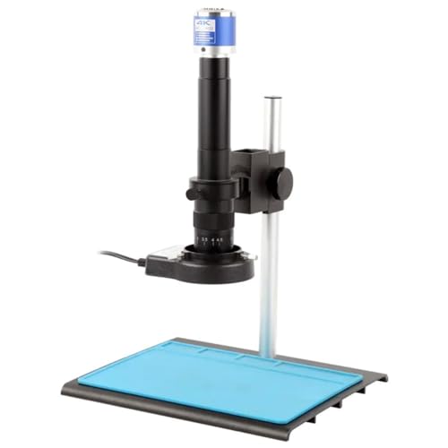 顕微鏡観察 4K 48MP 1080P HDMI Type-c デジタルビデオ顕微鏡カメラ TF ストレージビデオレコーダー + 180X 300X ズームレンズ電話 PCB はんだ付け用(300X)